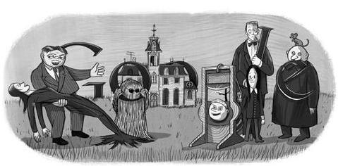 Doodle Charles Addams
